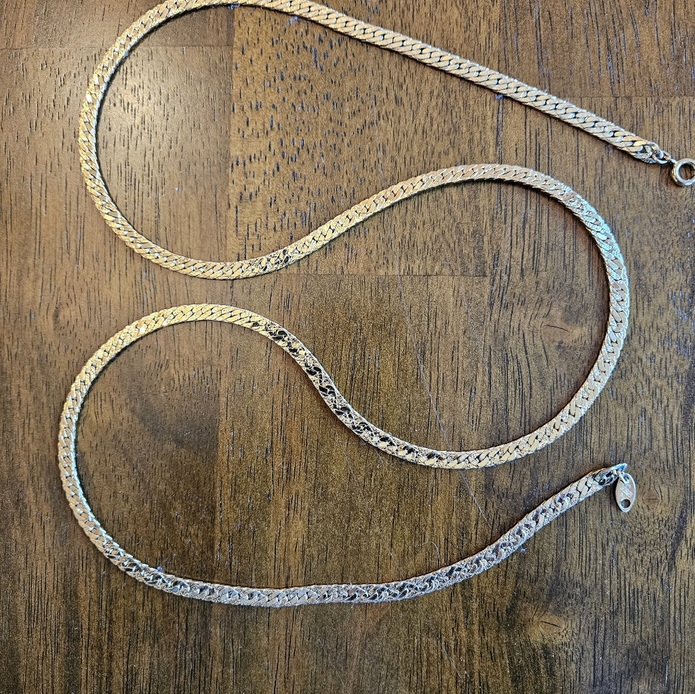 30 inch Trifari Gold Plated Necklace